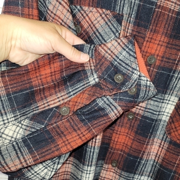 ASCEND PLAID FLANNEL BUTTON DOWN SHIRT SHACKET, SZ XXL - Picture 5 of 9